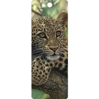 Obrázek z Záložka 3D 15,5x5,7cm - levhart mládě na větvi (25) 